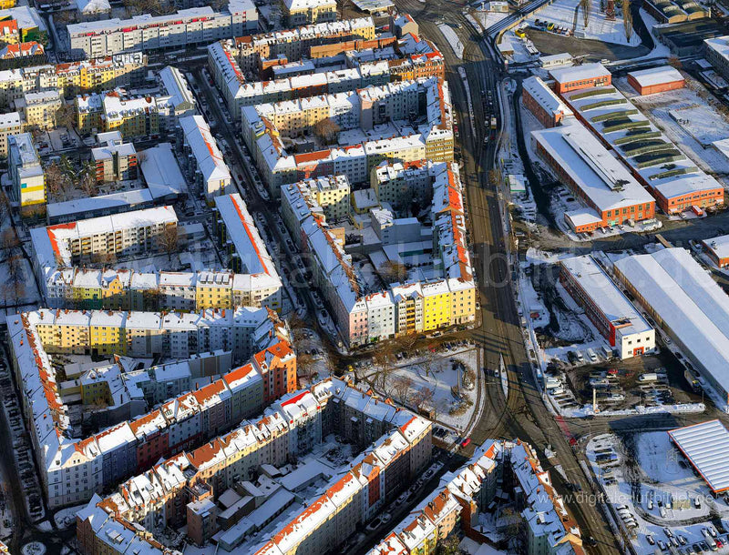 Luftaufnahme Frankenstraße in Nürnberg | Mittelfranken, Bayern