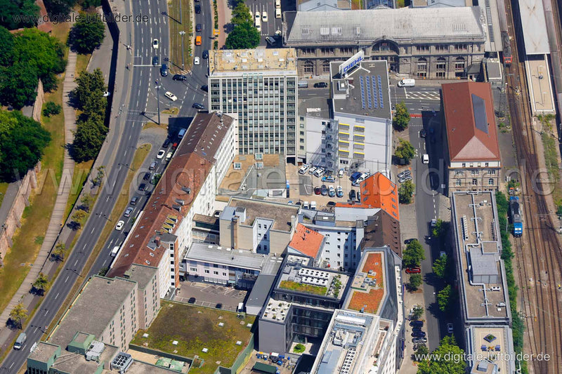 Luftaufnahme Frauentorgraben in Nürnberg | Mittelfranken, Bayern