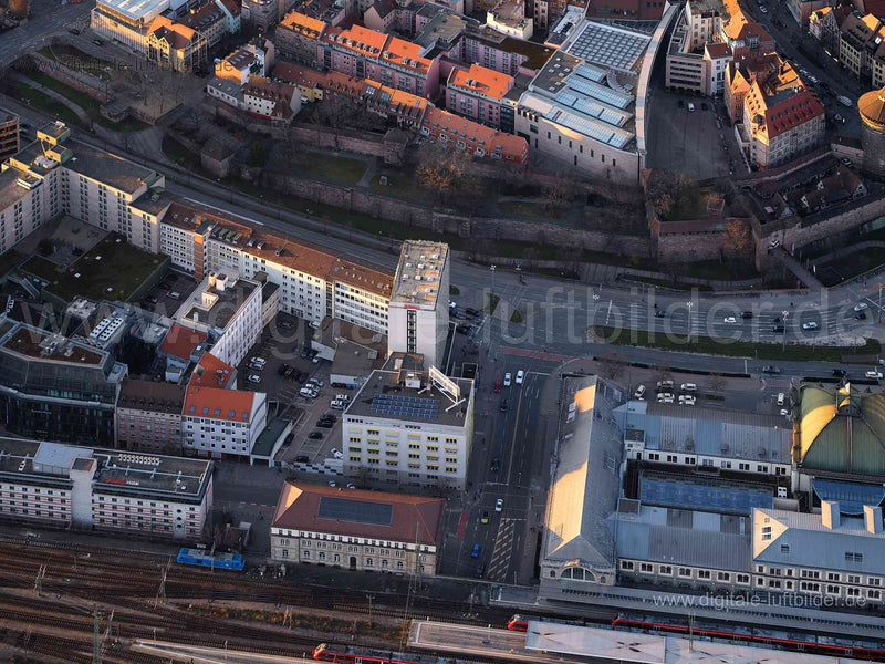 Luftaufnahme Frauentorgraben in Nürnberg | Mittelfranken, Bayern
