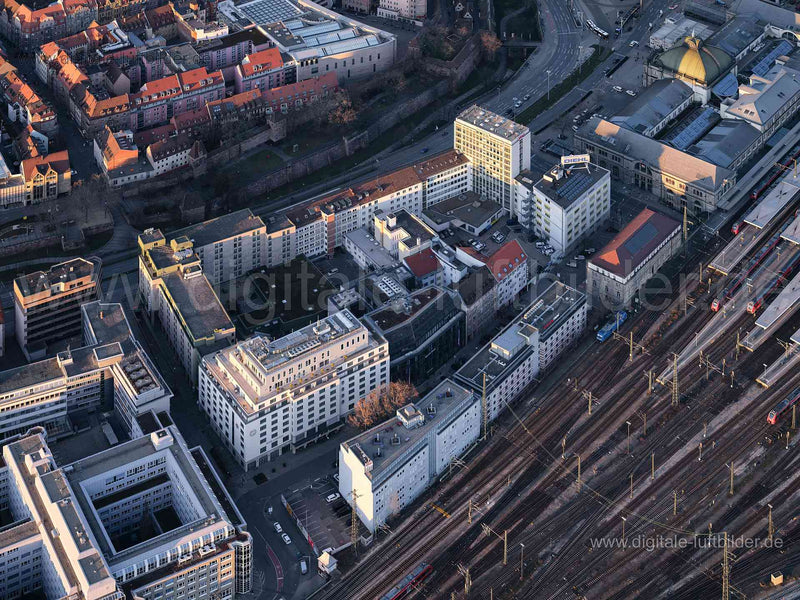 Luftaufnahme Frauentorgraben in Nürnberg | Mittelfranken, Bayern