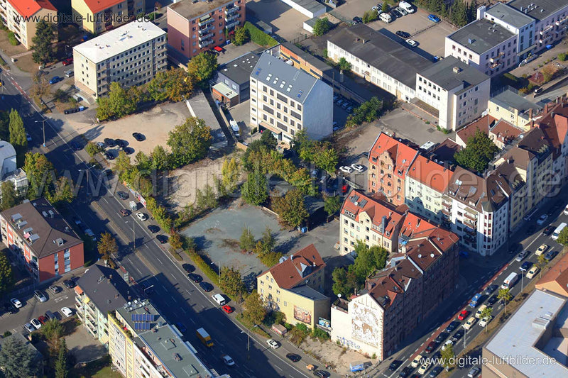 Luftaufnahme Fraunhoferstraße in Nürnberg | Mittelfranken, Bayern