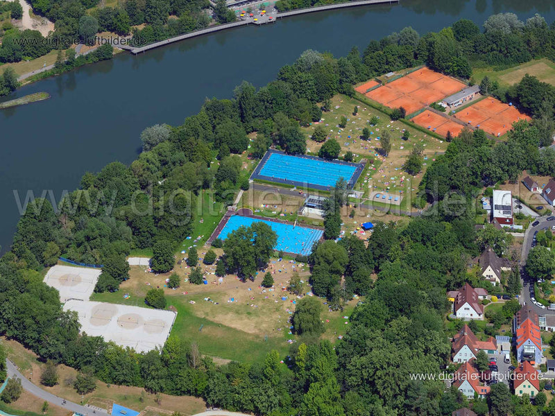 Luftaufnahme Freibad Bayern 07 in Nürnberg | Mittelfranken, Bayern