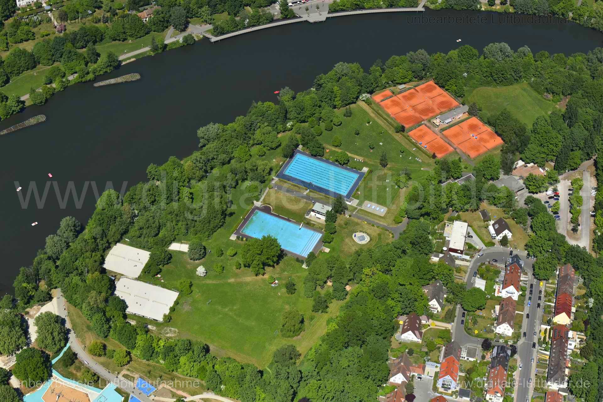 Luftaufnahme Freibad Freibad Bayern 07 in Nürnberg | Mittelfranken, Bayern