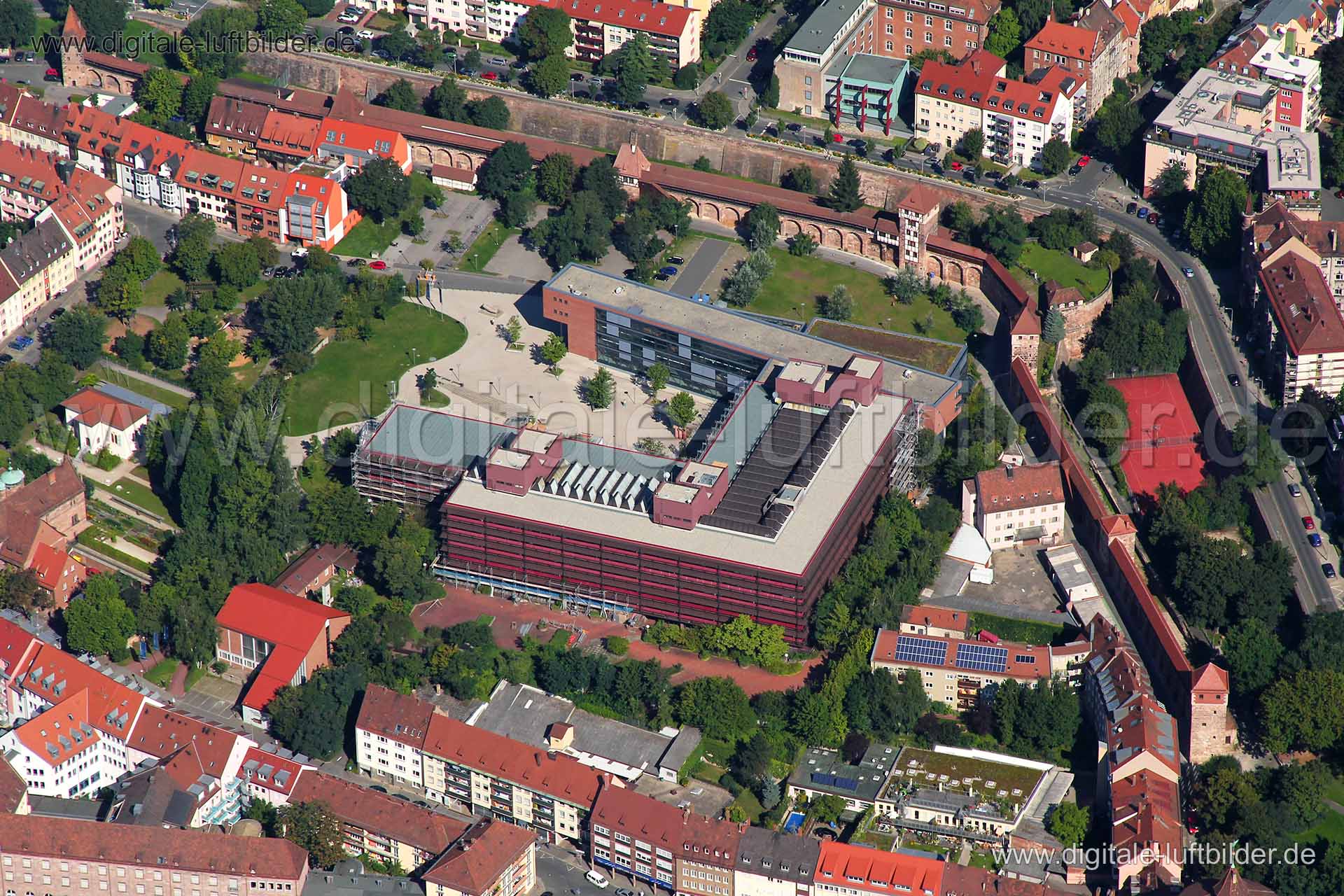 Luftaufnahme Friedrich-Alexander-Universität in Nürnberg | Mittelfranken, Bayern
