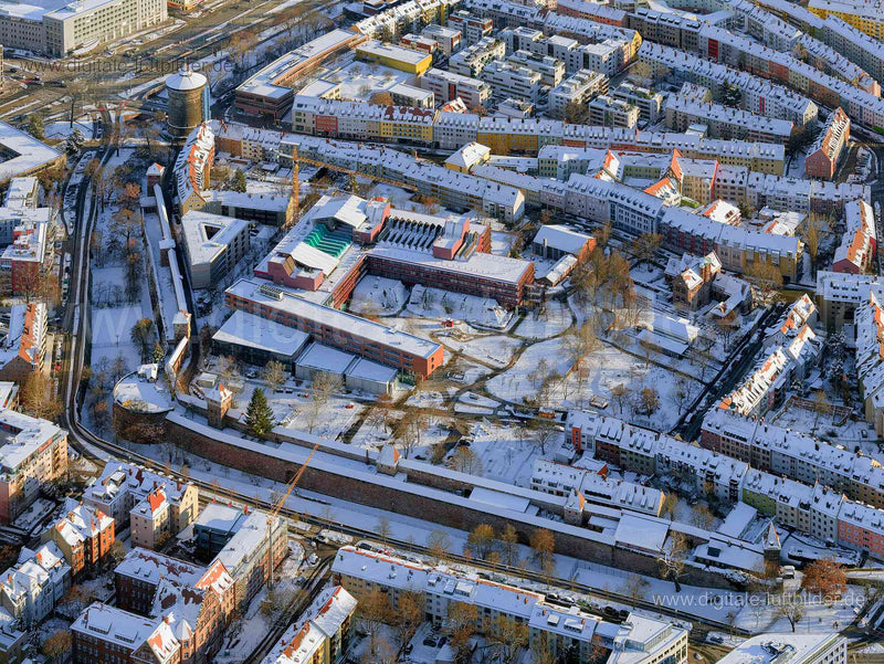 Luftaufnahme Friedrich-Alexander-Universität in Nürnberg | Mittelfranken, Bayern