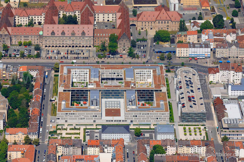 Luftaufnahme Fürther Straße - Datev in Nürnberg | Mittelfranken, Bayern
