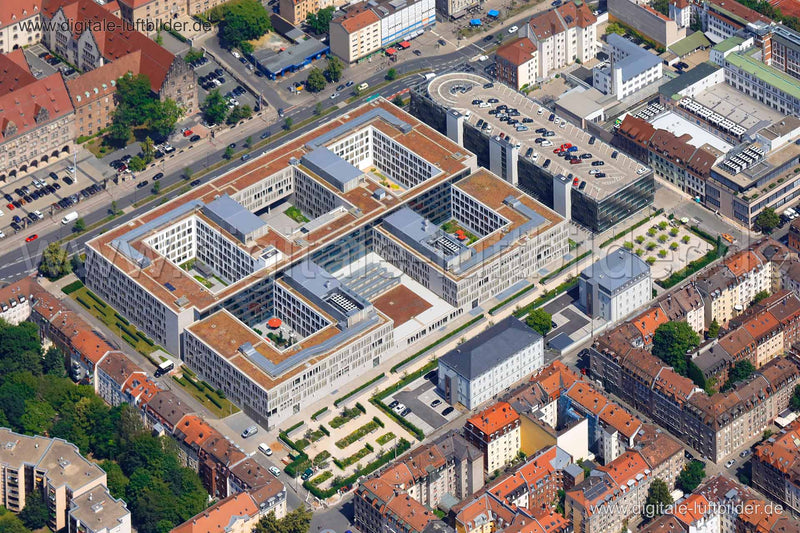 Luftaufnahme Fürther Straße - Datev in Nürnberg | Mittelfranken, Bayern