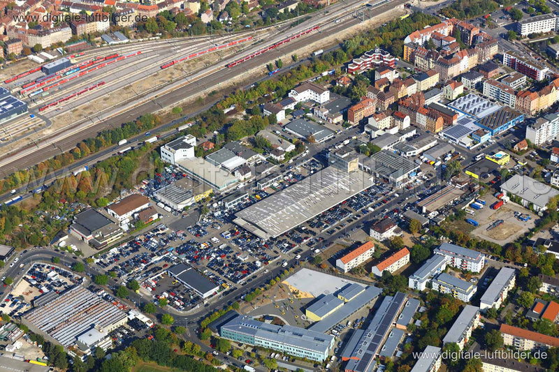 Luftaufnahme Fuggerstraße in Nürnberg | Mittelfranken, Bayern