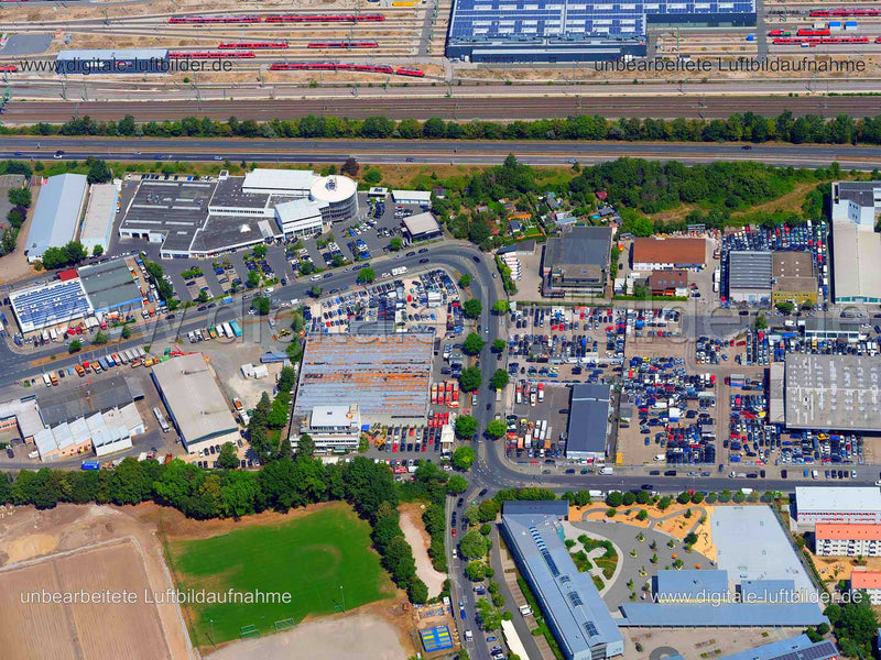 Luftaufnahme Fuggerstraße in Nürnberg | Mittelfranken, Bayern