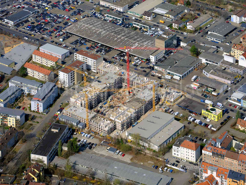 Luftaufnahme Fuggerstraße in Nürnberg | Mittelfranken, Bayern