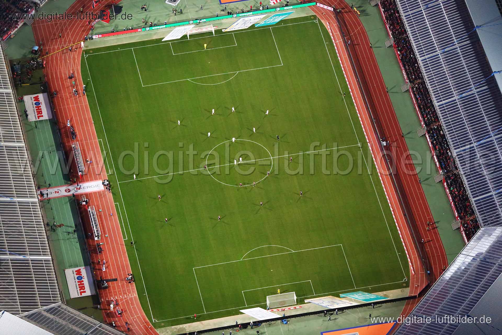 Luftaufnahme Fussballstadion 1. FCN in Nürnberg | Mittelfranken, Bayern