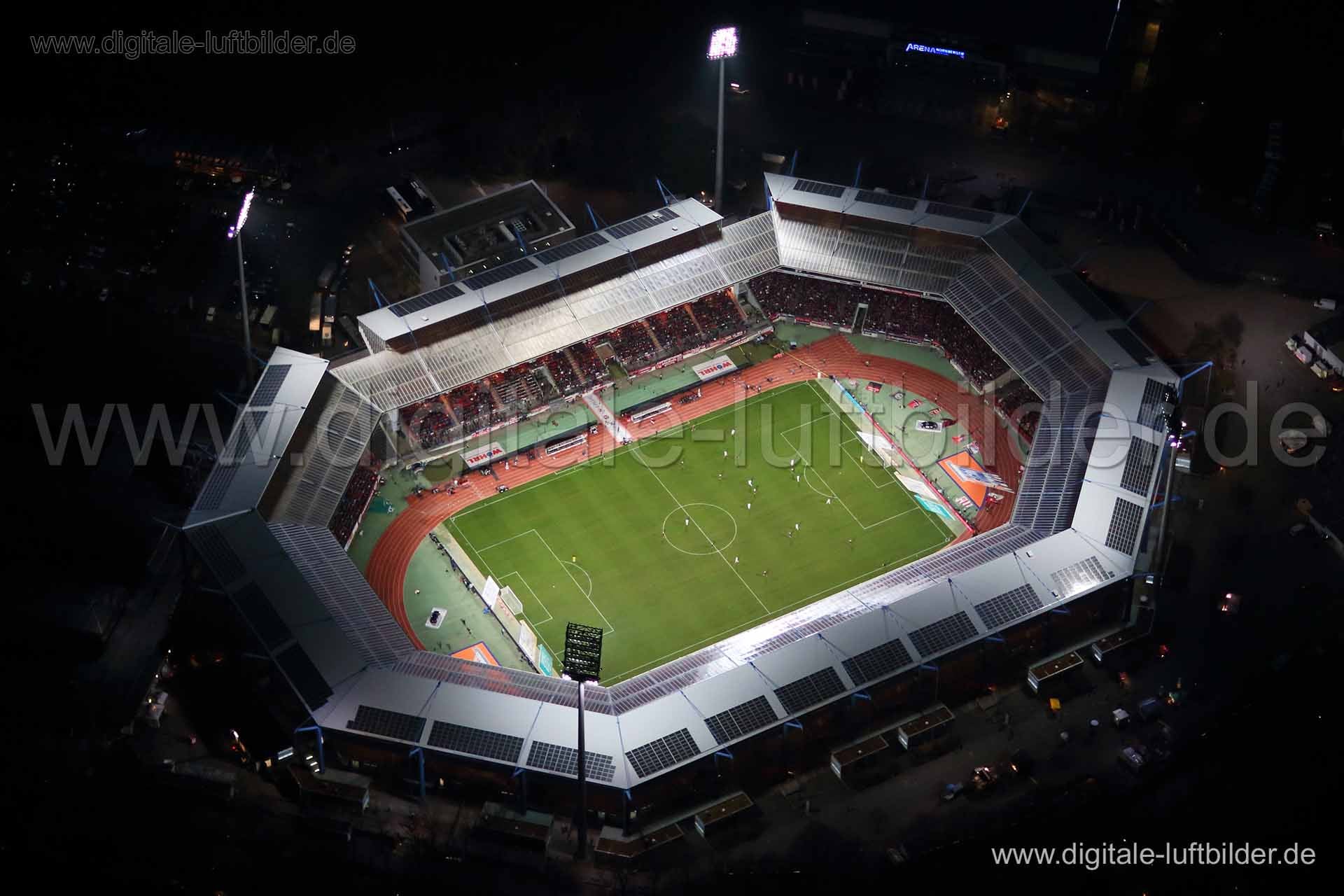 Luftaufnahme Fussballstadion 1. FCN in Nürnberg | Mittelfranken, Bayern