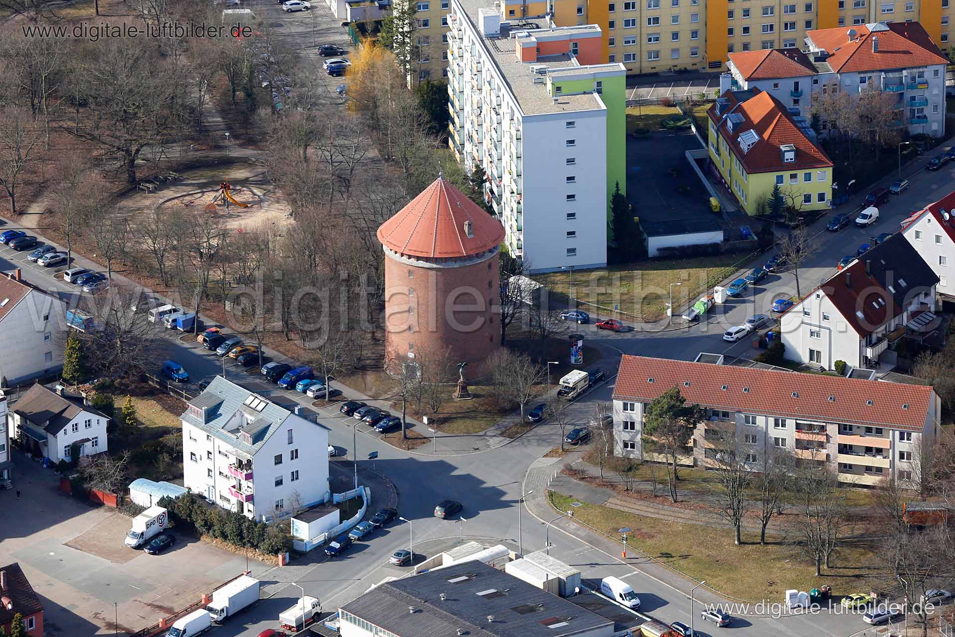 Luftaufnahme Garnisonmuseum in Nürnberg | Mittelfranken, Bayern