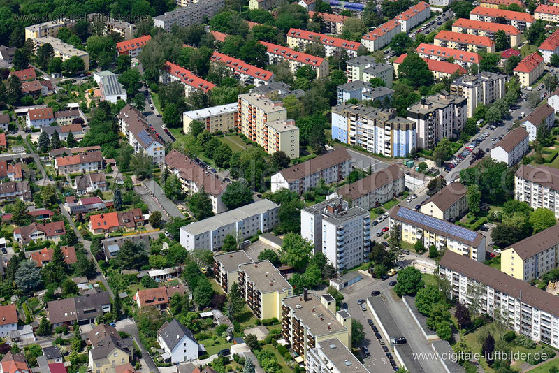 Luftaufnahme Gartenstadt in Nürnberg | Mittelfranken, Bayern