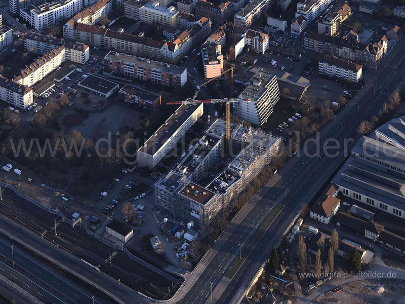 Luftaufnahme Georg-Hennch-Straße in Nürnberg | Mittelfranken, Bayern