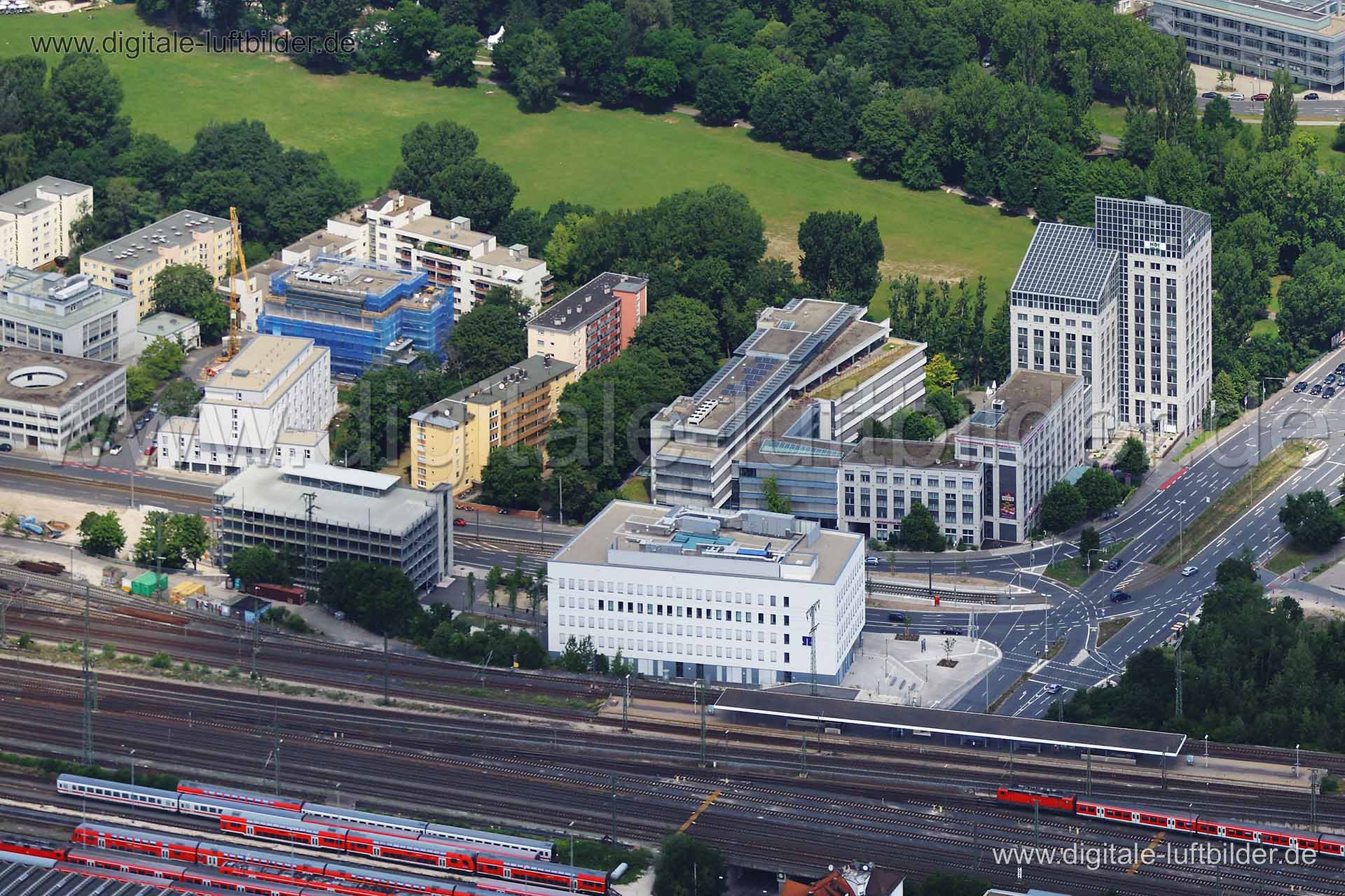 Luftaufnahme Georg-Simon-Ohm-Hochschule in Nürnberg | Mittelfranken, Bayern