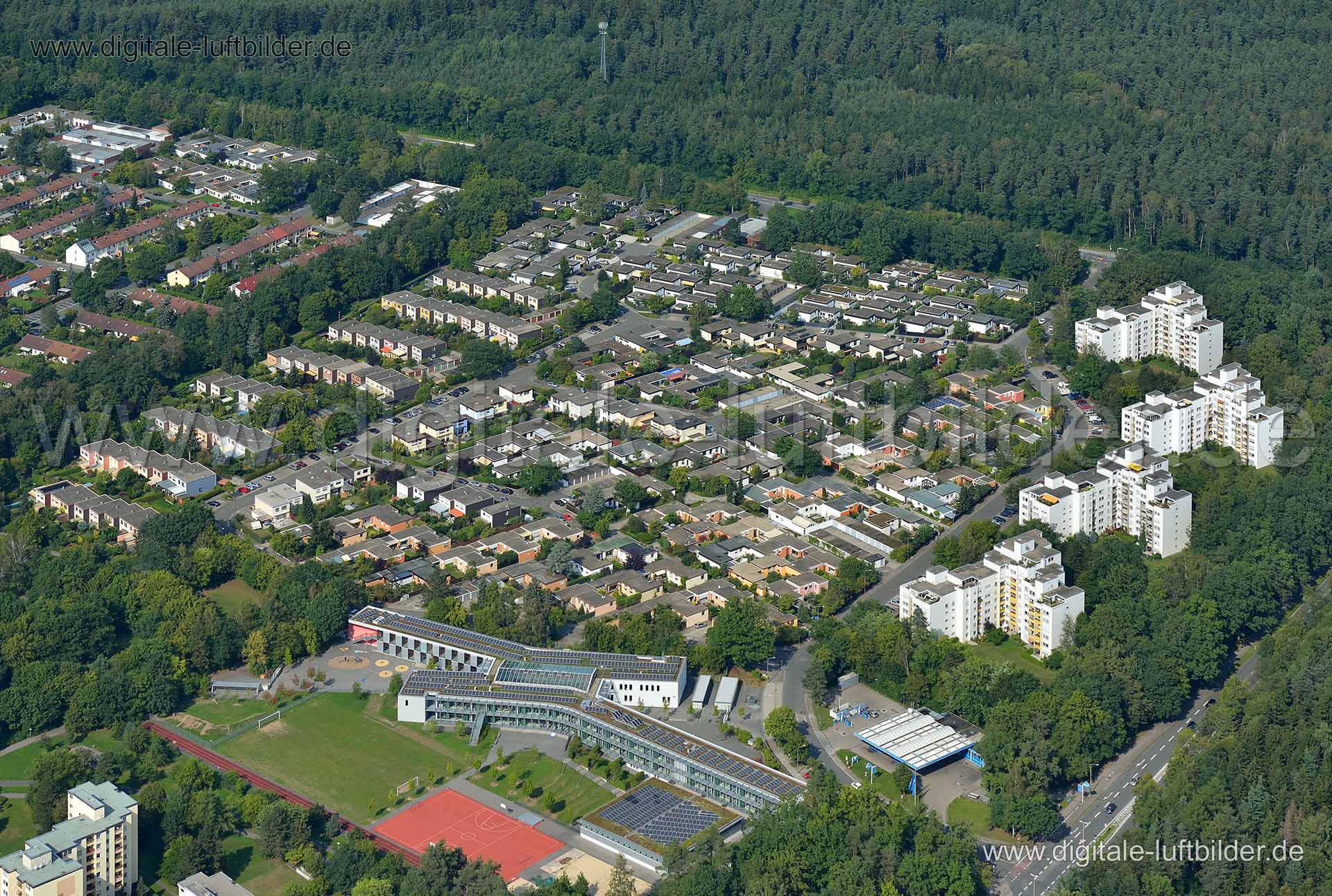 Luftaufnahme Georg Ledebour Straße in Nürnberg | Mittelfranken, Bayern