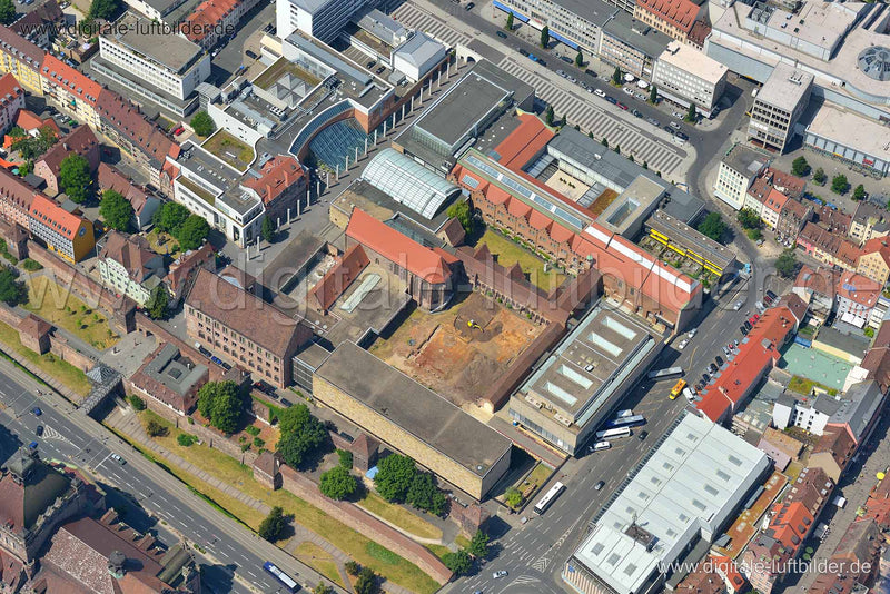 Luftaufnahme Germanisches Nationalmuseum in Nürnberg | Mittelfranken, Bayern