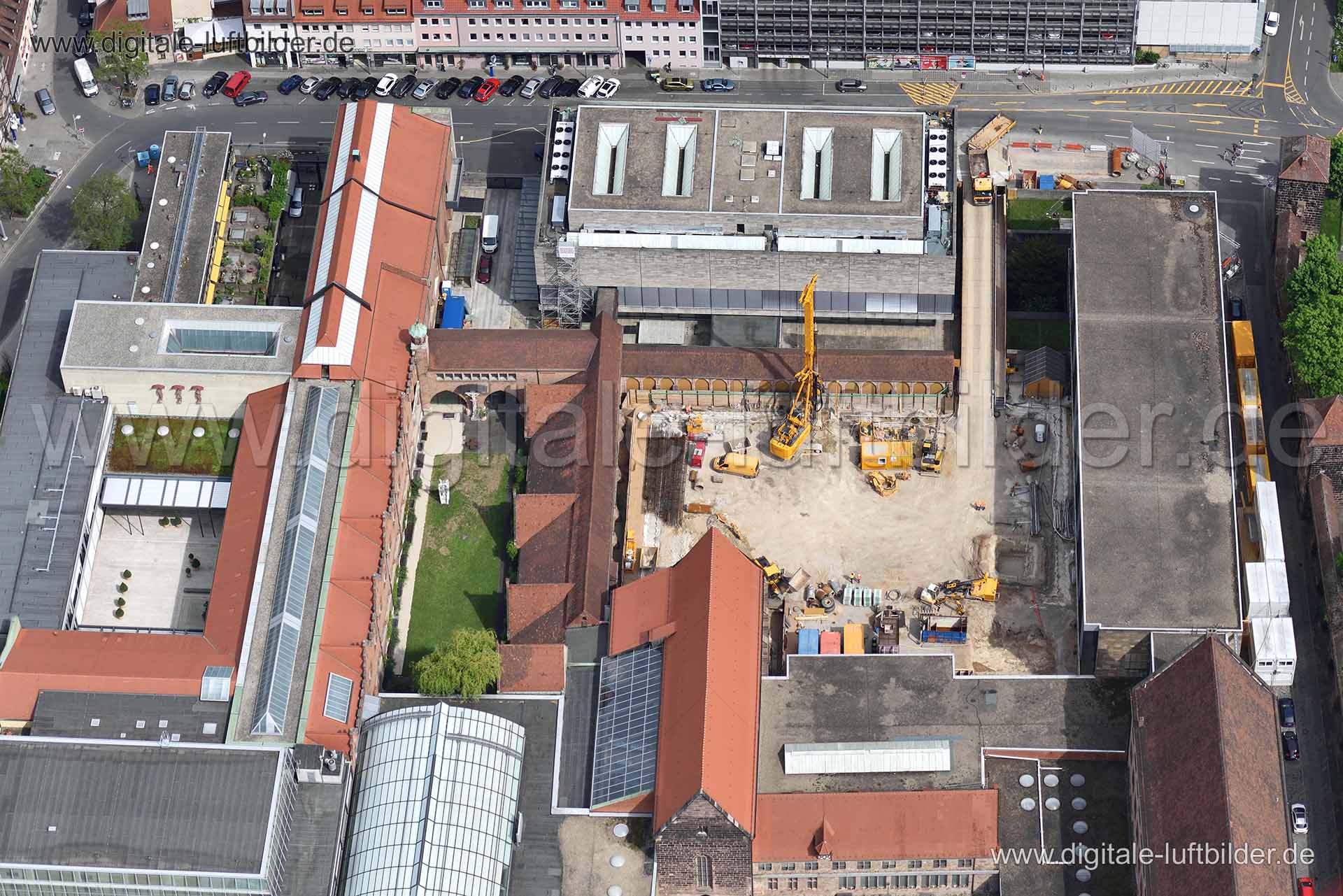 Luftaufnahme Germanisches Nationalmuseum in Nürnberg | Mittelfranken, Bayern