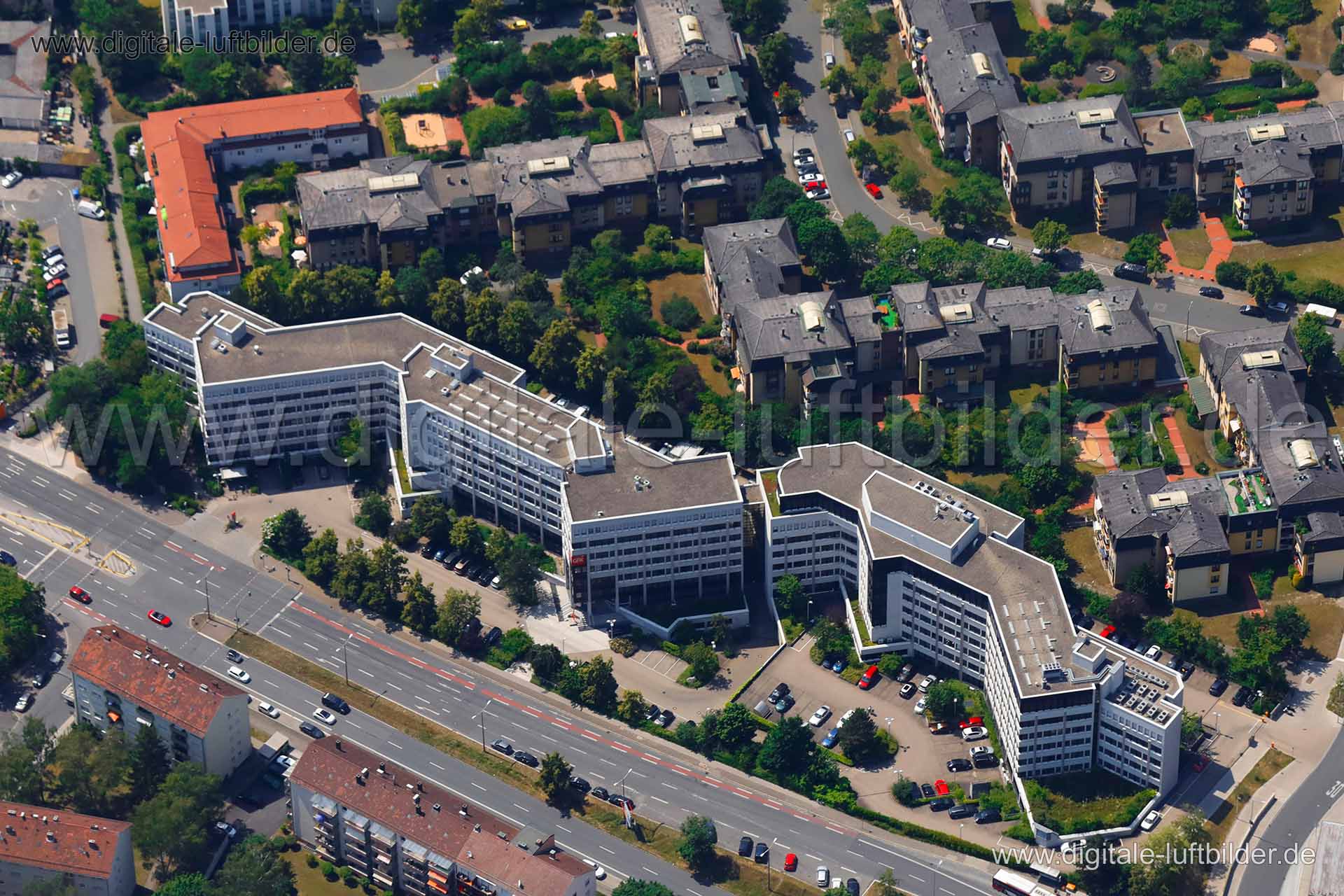 Luftaufnahme Gesellschaft für Markt- und Konsumforschung in Nürnberg | Mittelfranken, Bayern