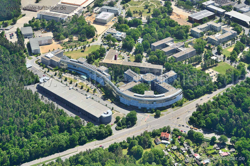 Luftaufnahme Gewerbegebiet Nordostpark in Nürnberg | Mittelfranken, Bayern