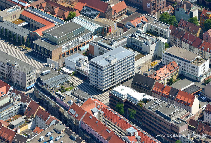 Luftaufnahme Gewerkschaftshaus in Nürnberg | Mittelfranken, Bayern
