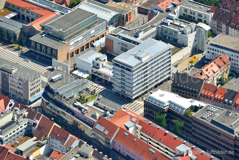 Luftaufnahme Gewerkschaftshaus in Nürnberg | Mittelfranken, Bayern