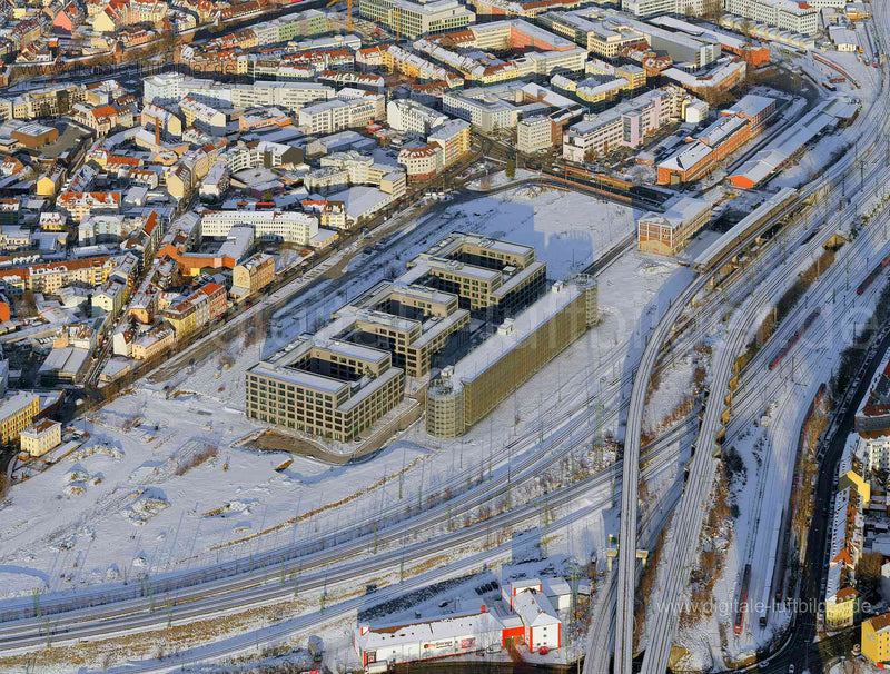 Luftaufnahme GfK Orange Campus in Nürnberg | Mittelfranken, Bayern