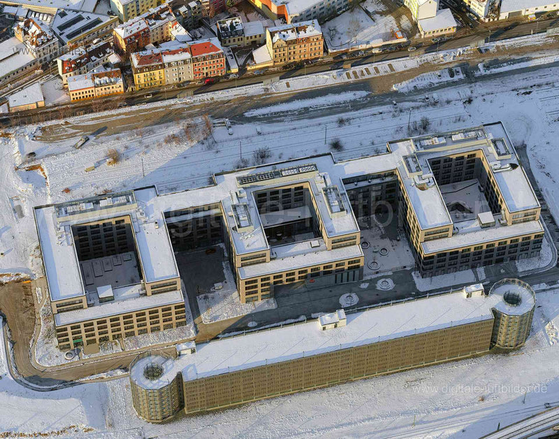 Luftaufnahme GfK Orange Campus in Nürnberg | Mittelfranken, Bayern