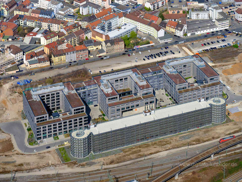 Luftaufnahme GfK Orange Campus in Nürnberg | Mittelfranken, Bayern