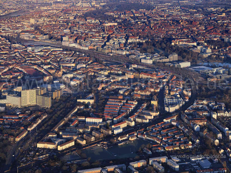 Luftaufnahme Gleißhammer in Nürnberg | Mittelfranken, Bayern