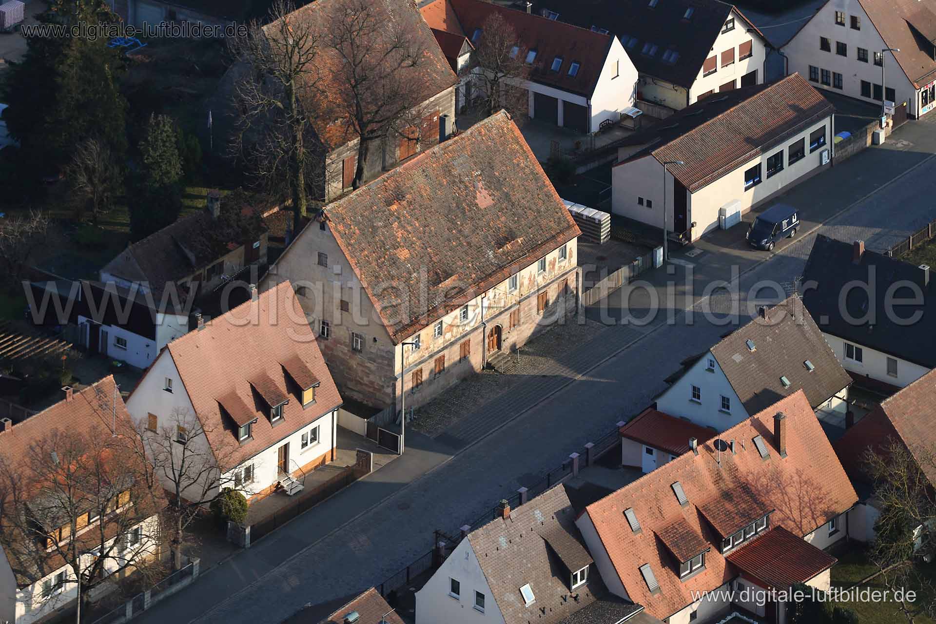 Luftaufnahme Goldener Stern in Nürnberg | Mittelfranken, Bayern