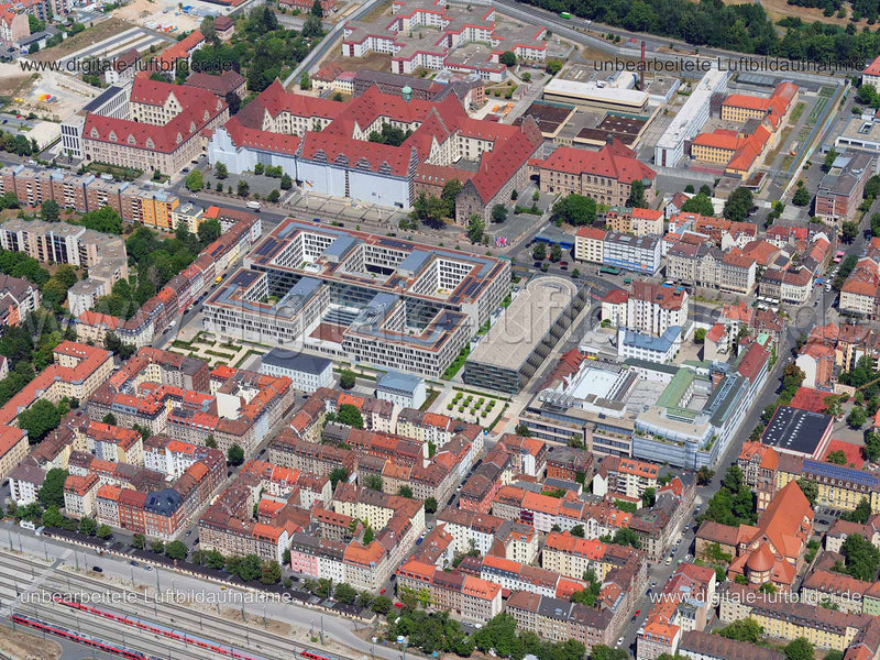 Luftaufnahme Gostenhof in Nürnberg | Mittelfranken, Bayern