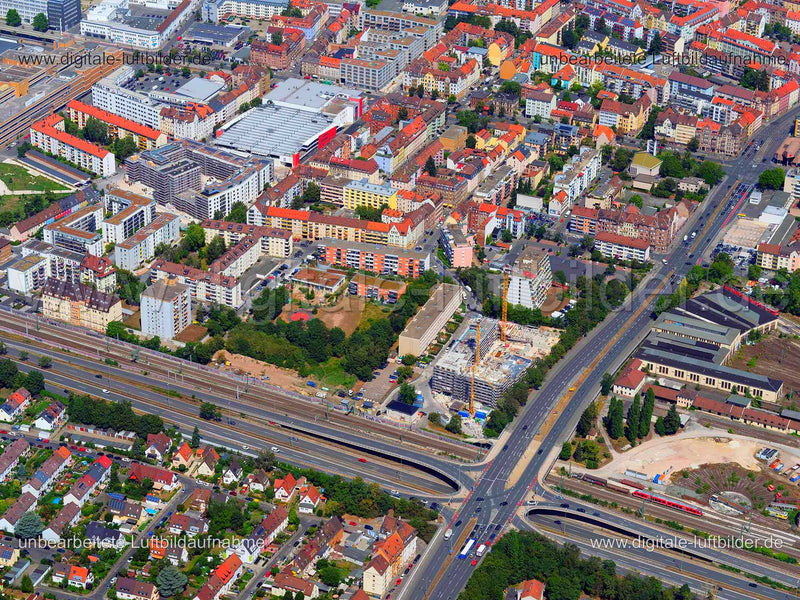 Luftaufnahme Gostenhof in Nürnberg | Mittelfranken, Bayern