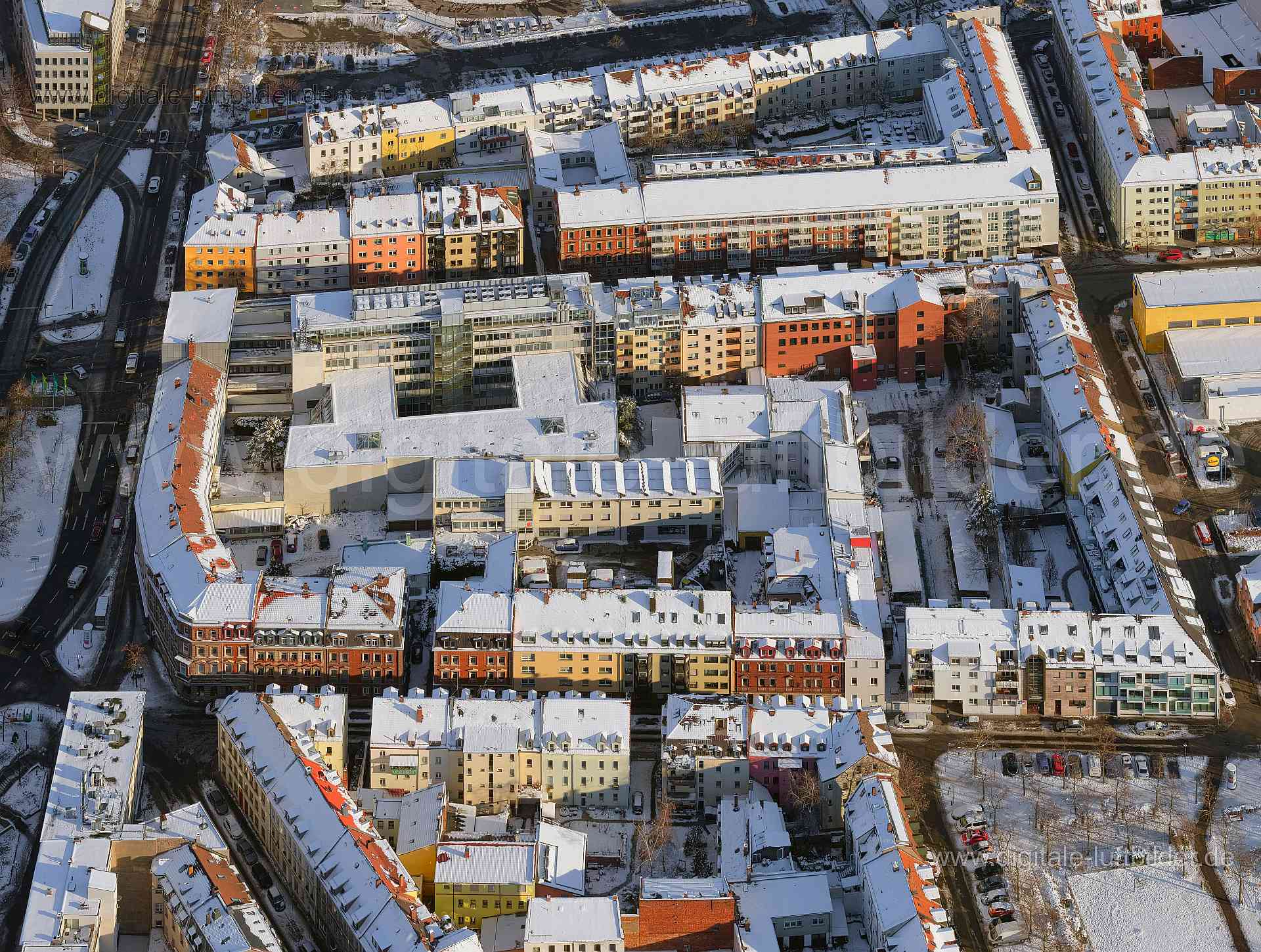 Luftaufnahme Gostenhof in Nürnberg | Mittelfranken, Bayern