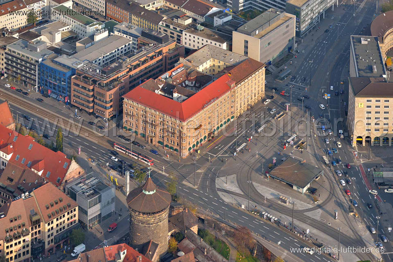 Luftaufnahme Grand Hotel in Nürnberg | Mittelfranken, Bayern