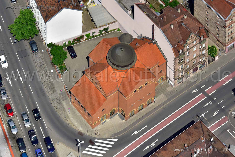 Luftaufnahme Griechische Orthodoxe Kirche in Nürnberg | Mittelfranken, Bayern