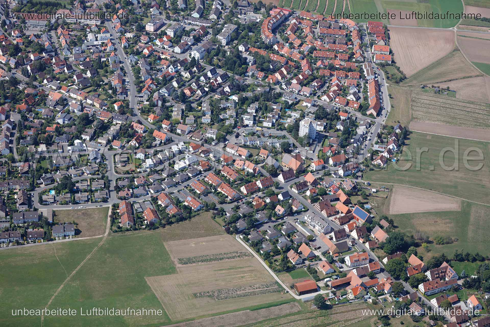 Luftaufnahme Großgründlach in Nürnberg | Mittelfranken, Bayern
