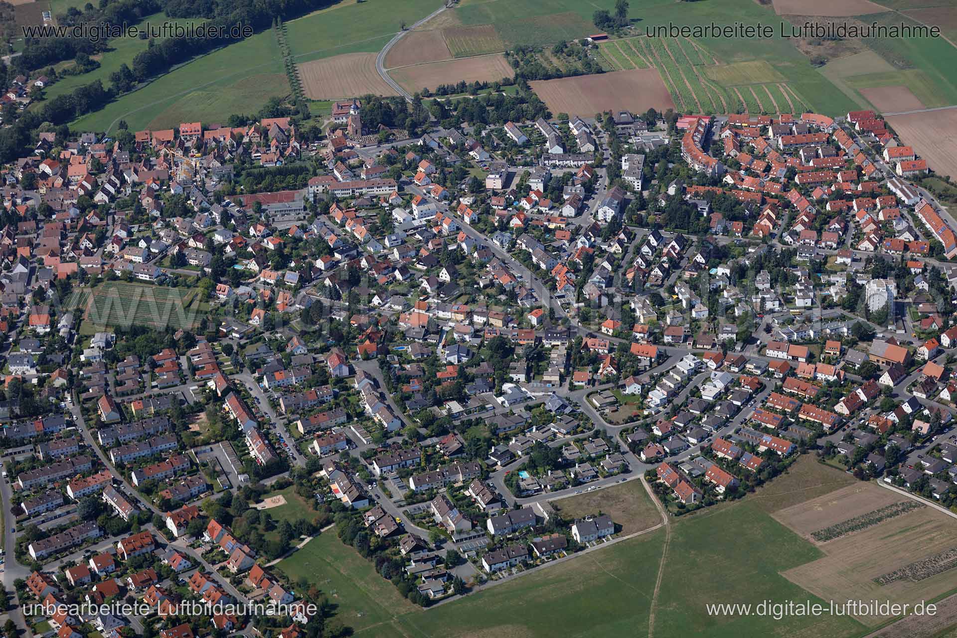 Luftaufnahme Großgründlach in Nürnberg | Mittelfranken, Bayern