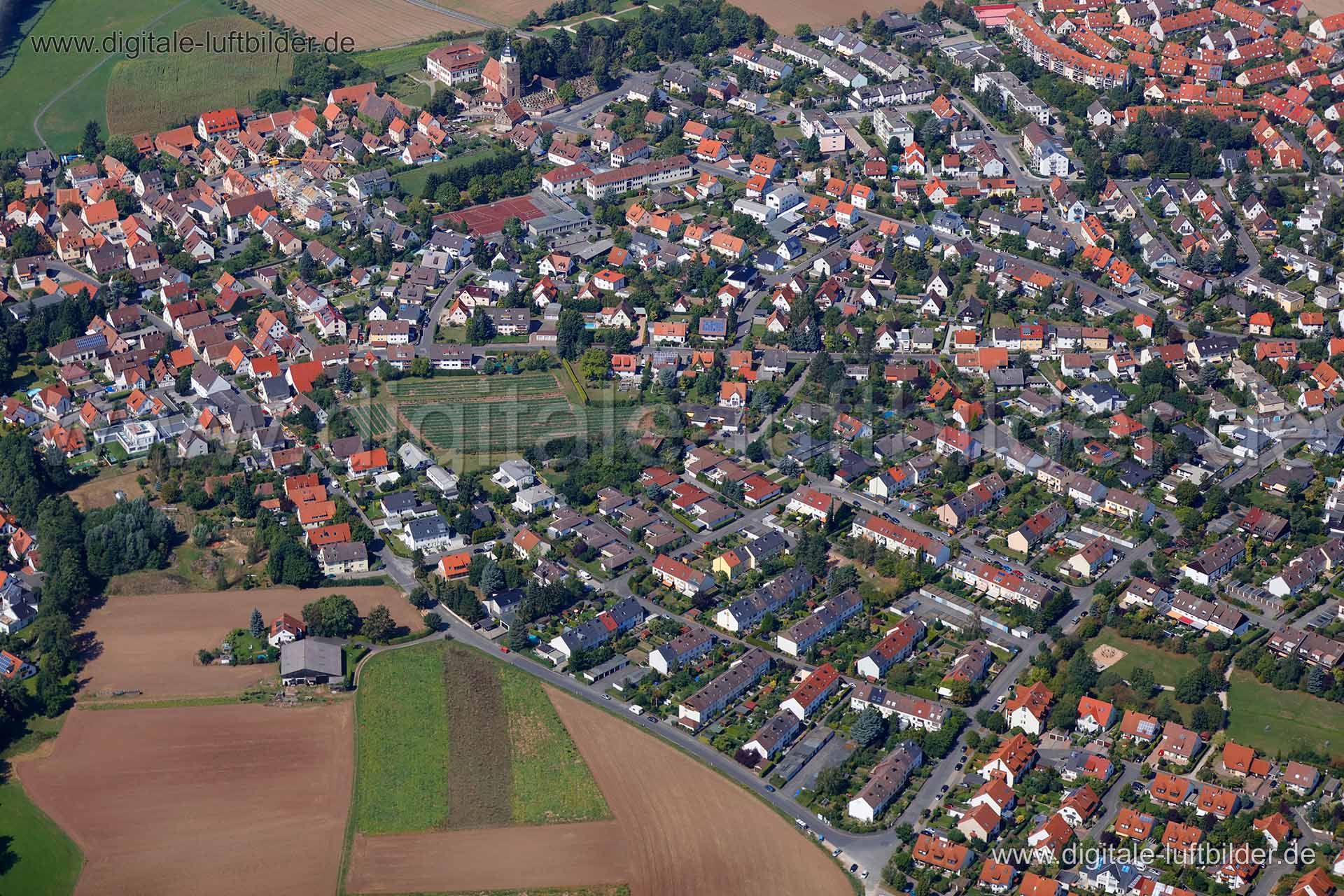 Luftaufnahme Großgründlach in Nürnberg | Mittelfranken, Bayern