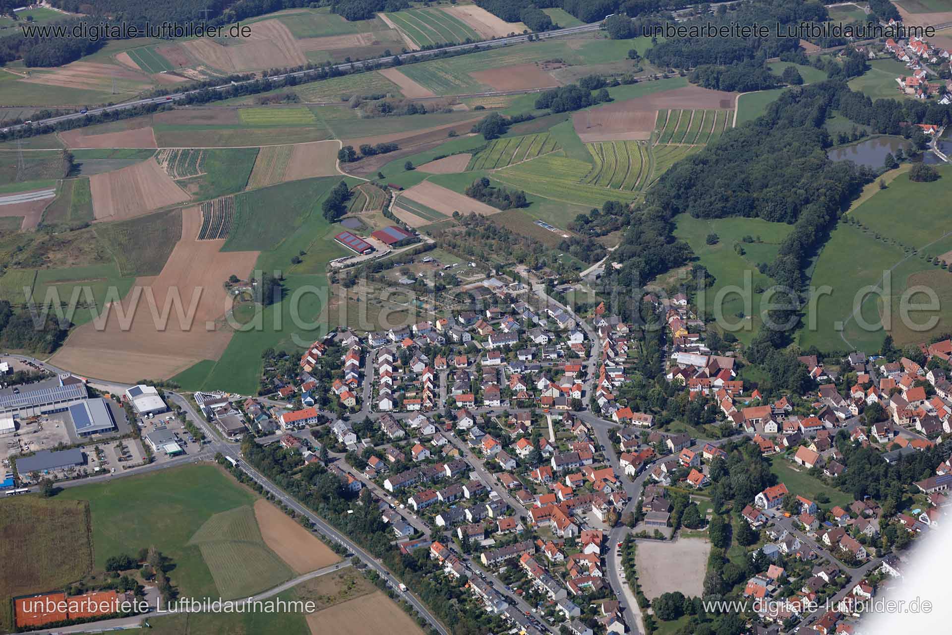 Luftaufnahme Großgründlach in Nürnberg | Mittelfranken, Bayern