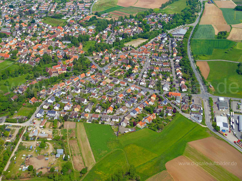 Luftaufnahme Großgründlach in Nürnberg | Mittelfranken, Bayern