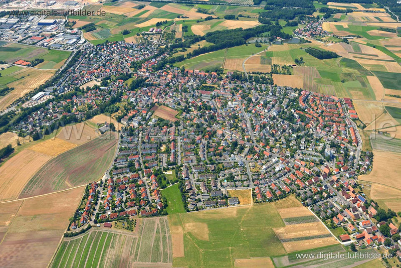 Luftaufnahme Großgründlach in Nürnberg | Mittelfranken, Bayern