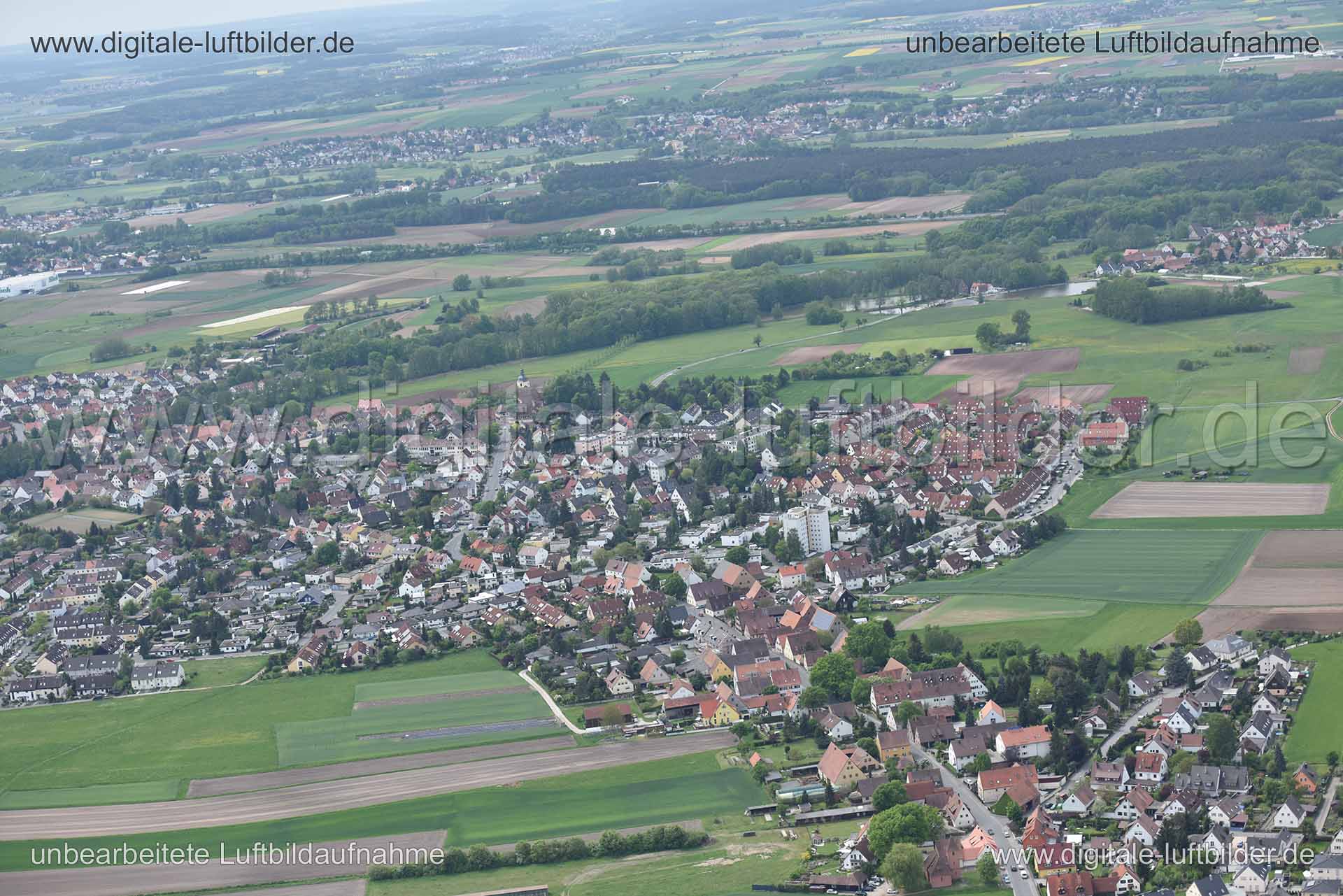 Luftaufnahme Großgründlach in Nürnberg | Mittelfranken, Bayern