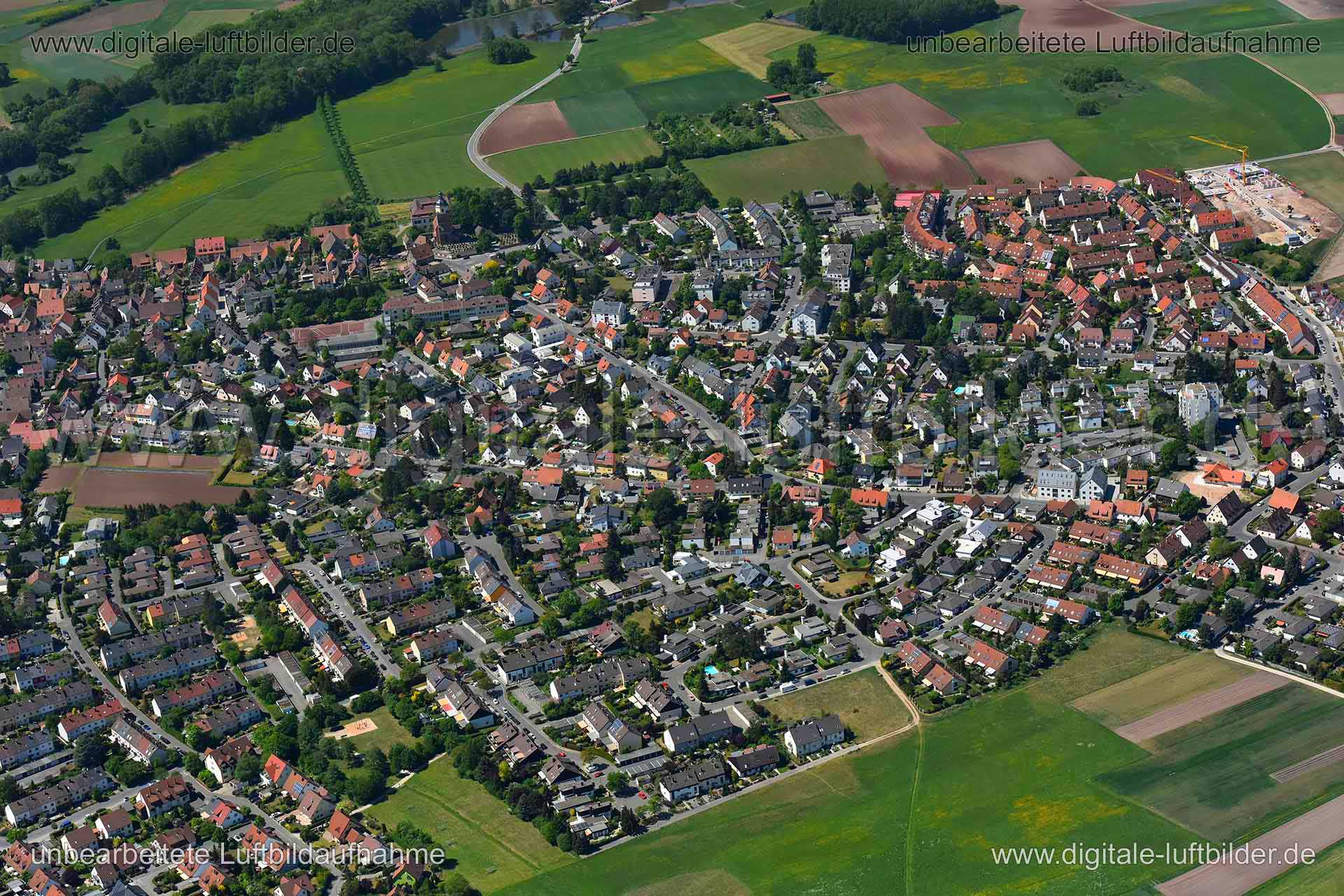 Luftaufnahme Großgründlach in Nürnberg | Mittelfranken, Bayern