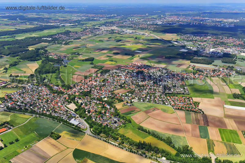 Luftaufnahme Großgründlach in Nürnberg | Mittelfranken, Bayern