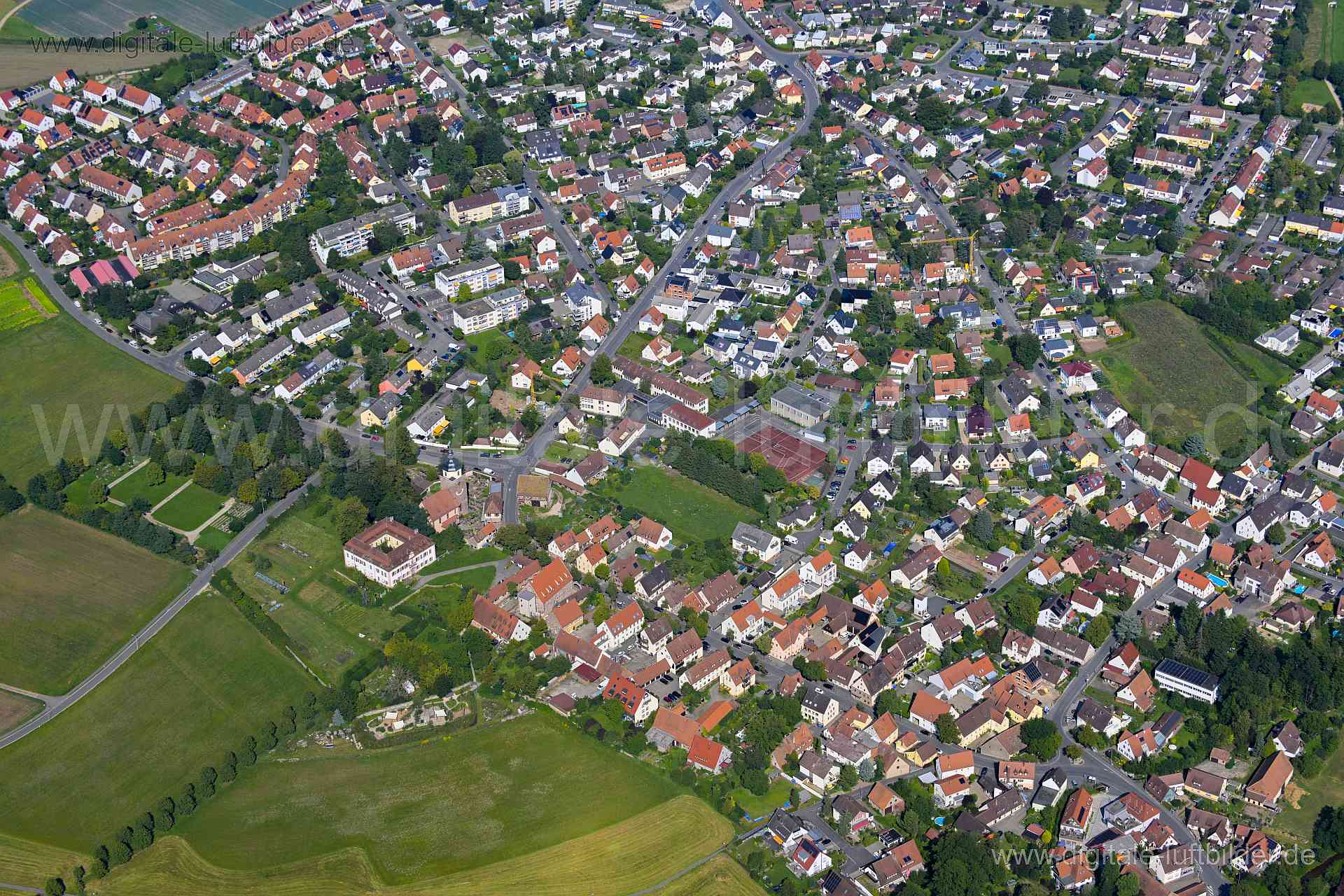 Luftaufnahme Großgründlach in Nürnberg | Mittelfranken, Bayern