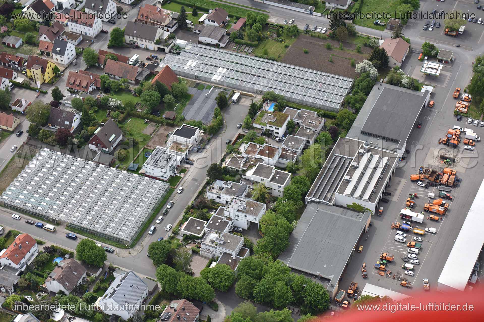 Luftaufnahme Großreuth hinter der Veste in Nürnberg | Mittelfranken, Bayern