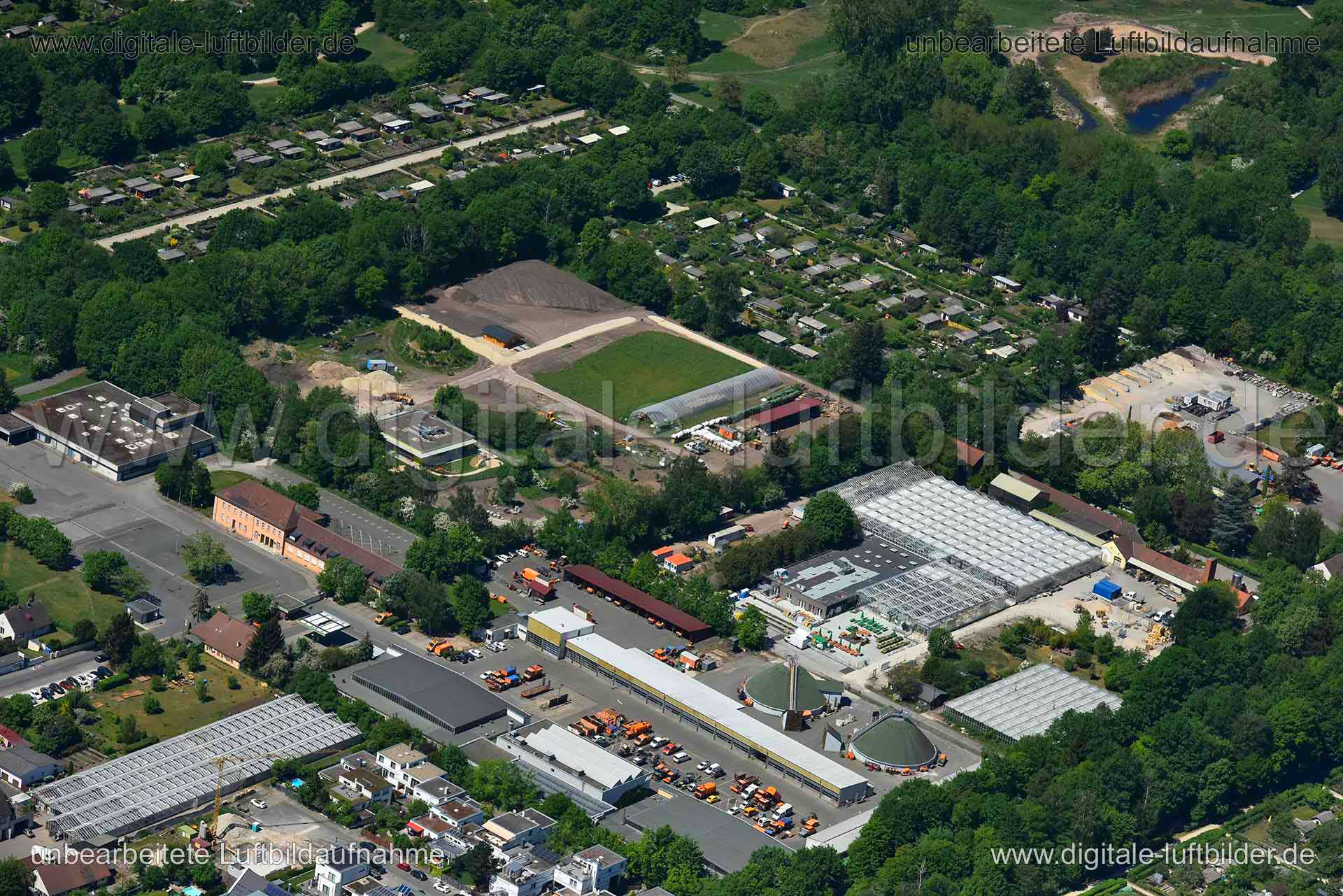 Luftaufnahme Großreuth hinter der Veste in Nürnberg | Mittelfranken, Bayern