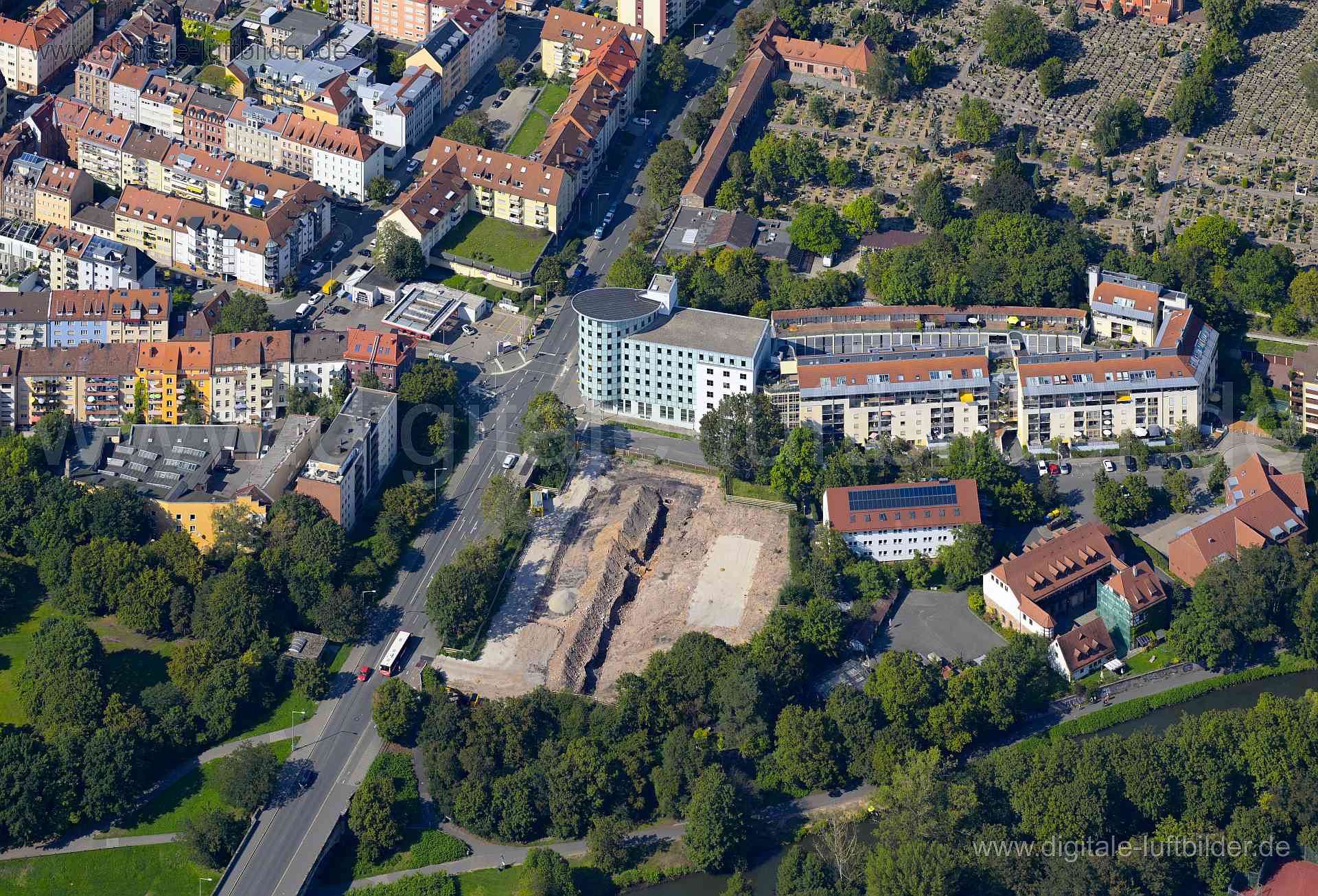 Luftaufnahme Großweidenmühle in Nürnberg | Mittelfranken, Bayern